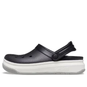 band Full Force Thick Sole Sandals Black White Unisex