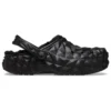 Classic Clog Lined Geometric “Black”