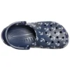 Classic Clog Printing Sandals Deep Blue