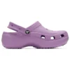 Classic clouds Retro Beach Shoe Purple