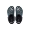 Classic Glitter Black Lined Clogs “Starry Skies”