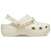 Classic Platform Chain Clogs “Bone”