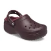 Classic Platform Lined Clogs “Dark Cherry”