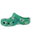 Classic Sports Ball Clogs “Green White”