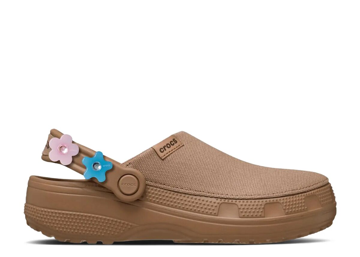 Crafted Enlighten Flower Clog ‘Milk Chocolate’ Crafted Enlighten Flower Clog ‘Milk Chocolate’