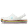 Crocband Rainbow Shoes “White Multi”