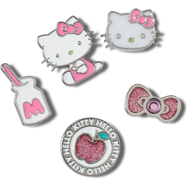 Hello Kitty Elevated 5 Pack Jibbitz™ Charms Hello Kitty Elevated 5 Pack Jibbitz™ Charms