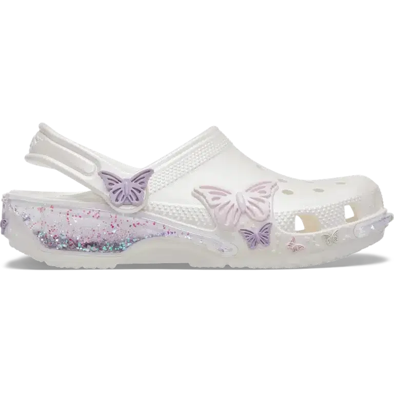 Kids’ Classic Butterfly Sparkle Shaker Clog Kids’ Classic Butterfly Sparkle Shaker Clog