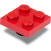 Lego® Red Tile 2X2 Jibbitz™ Charms