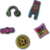 Level up Gamer 5 Pack Jibbitz™ Charms