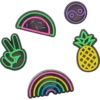 Lights up Fun 5 Pack Jibbitz Shoe Charm