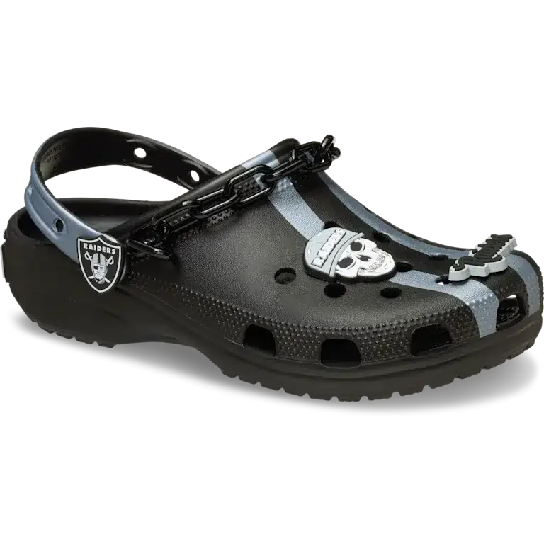 Nfl Las Vegas Raiders Classic Clog Nfl Las Vegas Raiders Classic Clog