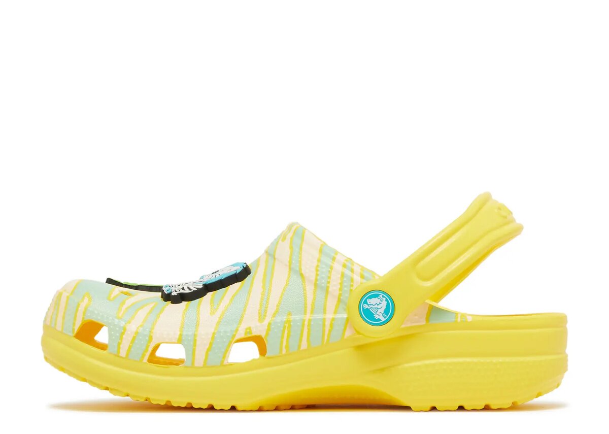 Ron English x Classic Clog Kids ‘Party Animals – Zebra Lemon’ Ron English x Classic Clog Kids ‘Party Animals – Zebra Lemon’