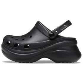 Small Whale Retro Crocs Thick Sole Black Sandals